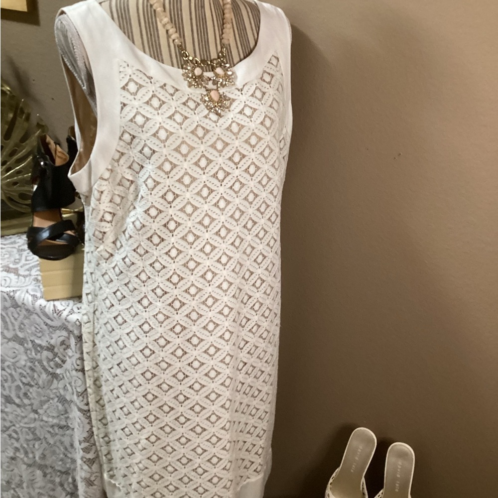 JESSICA HOWARD Elegant White Lace Dress - Picture 5 of 14